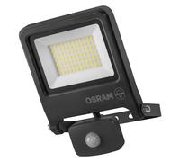 OSRAM Endura Flood PC 50W LED floodlight with Sensor, 4000K, 5000 lumens, IP44 floodlight IR Detector, Adjustable Range up to 9m, Dark Grey