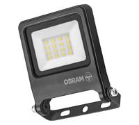 OSRAM Endura Flood PC 10W LED floodlight, 3000K Warm White, 1000 lumens, IP65 Weatherproof floodlight, Recycled Aluminum, 110° Angle, Dark Gray