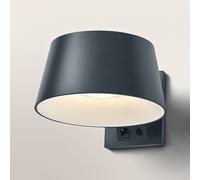 OSRAM ENDURA STYLE BRELLA solar wall lamp, grey, sensor IP54