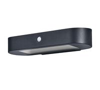 Osram Endura Style Outdoor Oval Solar Wall Light Sensor 550lm 6W Cool Light IP44 [EEK: NA]