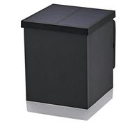 Osram Endura Style Quadro Outdoor Solar Wall Light 0.5W 50lm IP44 in Grey Osram Grey