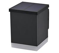 Osram Endura Style Quadro Outdoor Solar Wall Light 0.5W 50lm IP44 in Grey Osram Grey