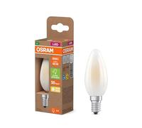 Osram Energy Class Mini Classic Candle 3.8 W / 806 Lumen Warm White Light (2700 K) CRI 80 Lead-Free Frosted Glass E14 IP20 35 mm DM Pack of 6