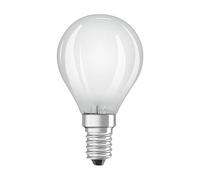 OSRAM filament LED lamp with E14 base, daylight, 6500 K, 4 W, replacement for 40 W light bulb, matt, LED retrofit CLASSIC P [Energy Class E]