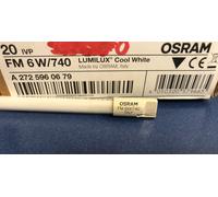 Osram Fluorescent Lamp T2 FM 6W/730 7mm Rod Shape with W4.3x8.5d Base Lumilux [EEK: G]