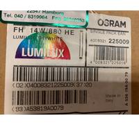 OSRAM Fluorescent Lamp T5 HE 14W/880 LUMILUX SKYWHITE 1050LM Fluorescent Tube [EEK: G]