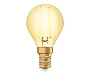 OSRAM Golf ball LED bulb E14 4 W Vintage Classic P gold