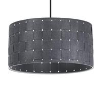 Osram Decor Felt Weaving Pendant Ceiling Light 380mm E27 Dark Grey Max 15W LED
