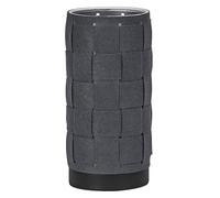 OSRAM Gray Decor Felt Weaving Tube Felt and Metal Table luminaire, E14, 120 mm Diameter, Warm Lighting Thanks to Woven lampshade, Sustainable Thanks to Replaceable Light Source, Simple Installation