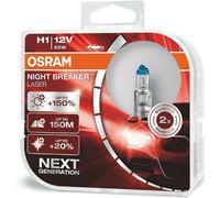 Osram H1 12V 55W Night Breaker Laser +150% Twin Pack