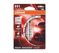 Osram H1 P14.5s 12v-55w Night Breaker Laser Blister Bulb
