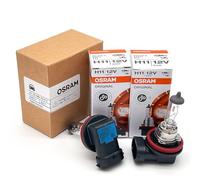OSRAM H11 OEM Original Standard Halogen Headlight Bulbs 12V 55W 64211L+ (Long Life) Made in Germany | Pack of 2