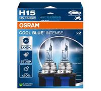 Osram H15 12V 15/55/W 5000K Cool Blue Intense Next Gen Halogen Bulbs (Pair)