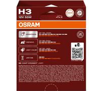 Osram H3 12V 55W Night Breaker Laser Next Generation +150% Long Beam Twin Pack
