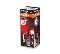 OSRAM H3 12V 55W PK22s SUPER Car Headlight Bulb 30% more light 64151SUP Single