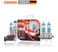 OSRAM H4 H7 H11 12V Car Halogen Head Light Night Breaker Laser Next Generation Auto Lamps +150% Brightness Original Bulbs, 2X