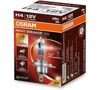 Osram H4 Night Breaker 220 12V 55W Halogen Bulb 472NB220 P43T