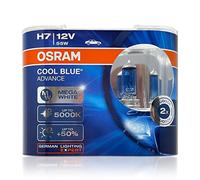 Osram H7 12V 55W 5000K 62210CBA COOL BLUE ADVANCE Auto Lamps Halogen Headlight 2X