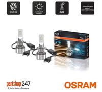 OSRAM LEDriving XTR, ≜H7 LED headlight lamps, cool white LED light, off-road only, 64210DWXTR, folding box (2 lamps)
