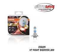 OSRAM - H7 Night breaker 200 Car Headlight Bulbs +200% Upgrade Headlamp TWINPACK