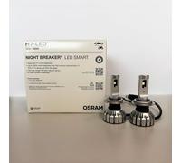 Osram H7 Night Breaker LED Smart + 330% StVZO Compliant Car Light Bulbs, Workshop Professional Set of 2