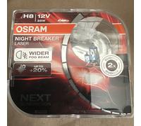 OSRAM H8 Night Breaker Laser Foglight Bulb 64212NL-HCB 708 NL. TWIN PACK
