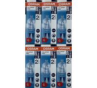 OSRAM HALOGEN G9 35W = 40W ECO G9 CAPSULE 35 WATT DIMMABLE PUSH FIT BULB 6 PACK