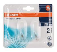 OSRAM Halogen-pin-base / HALOSTAR /G4-socket / dimmable /12 Volt/ 10 Watt / warmwhite - 2800K/ Pack of 2