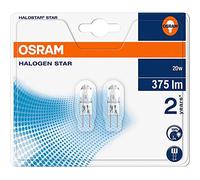 OSRAM Halogen-pin-base / HALOSTAR /G4-socket / dimmable /12 Volt/ 20 Watt / warmwhite - 2800K/ Pack of 2