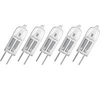 Osram Halostar Starlite 64425 S 20 Watt 12 Volt G4 Warm White 2800 Kelvin Halogen Pin Base Lamp Dimmable 300 Lumen Pack of 5