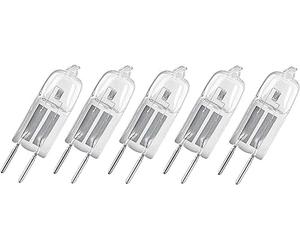 Osram Halostar Starlite 64425 S 20 Watt 12 Volt G4 Warm White 2800 Kelvin Halogen Pin Base Lamp Dimmable 300 Lumen Pack of 5