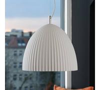 OSRAM hanging light Decor Plaster Routes Bell, white, plaster, E27