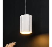 OSRAM hanging light Decor Plaster Routes Tube, white, plaster, E27