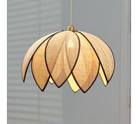 OSRAM hanging light Decor Rattan Lotus, Ø 67 cm, beige, E27
