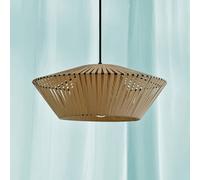 OSRAM hanging light Decor Stripes, Ø 40.5 cm, beige, textile, E27