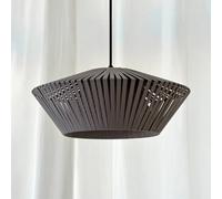OSRAM hanging light Decor Stripes, Ø 40.5 cm, grey, textile, E27