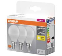 OSRAM HOMELIGHTING 4099854467974 LED E-27 3.4 W Cool white 45mm x 45mm