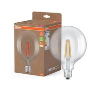 OSRAM in Classic mini Candle Shape, with Decorative LED Filament in Frosted Design, A, E14, 1.2W, 255lm, 4000K, Cool White, no Heating, 100% Light Immediately.