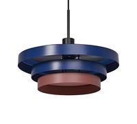 OSRAM Layers Decorative Pendant Light with E27 Socket, 400mm, IP20, Metal, Blue/Pink