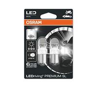 Osram LED 6000K Bulbs Set of Two 12V 2W P21W BA15s LED 7556 retrofit 7556CW-02B