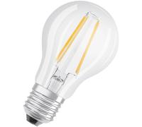OSRAM Base Classic A Fil 60 Led Lamp with E27 Base, Classic Bulb Shape, Twin Pack, 6.5W, 806Lm, 2700K, Warm White Light, Low Heat Output, Long Life, Low Energy Consumption