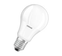 OSRAM LED Base Classic A/LED lamp, Classic Bulb Shape, with Screw Base: E27, 9.50 W, 220…240 V, 60 W Replacement, Frosted, 2700 K, 3pack