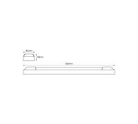 OSRAM LED batten light POWER BATTEN, 4,000 K, 60 cm, 2-bulb.