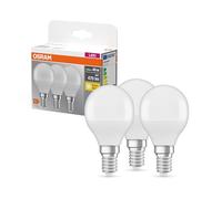 Osram LED bulb E14, Glass, 5 W - 40w, White - pack of 3