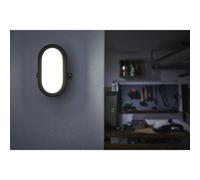 OSRAM LED Bulkhead Wall Light 6W Cool White Black [EEK: NA]