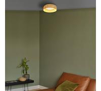 OSRAM LED ceiling lamp Decor Bamboo Paper, Ø 30 cm, bamboo