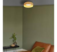OSRAM LED ceiling lamp Decor Bamboo Paper, Ø 40 cm, bamboo
