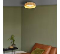 OSRAM LED ceiling lamp Decor Bamboo Paper, Ø 50 cm, bamboo