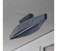 OSRAM LED ceiling lamp Decor Flat Felt, grey, felt, 3,000 K