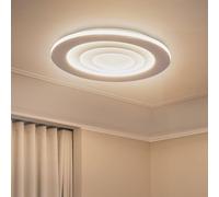 OSRAM LED ceiling lamp ORBIS SPIRAL ROUND, Ø 69 cm, white 63 W